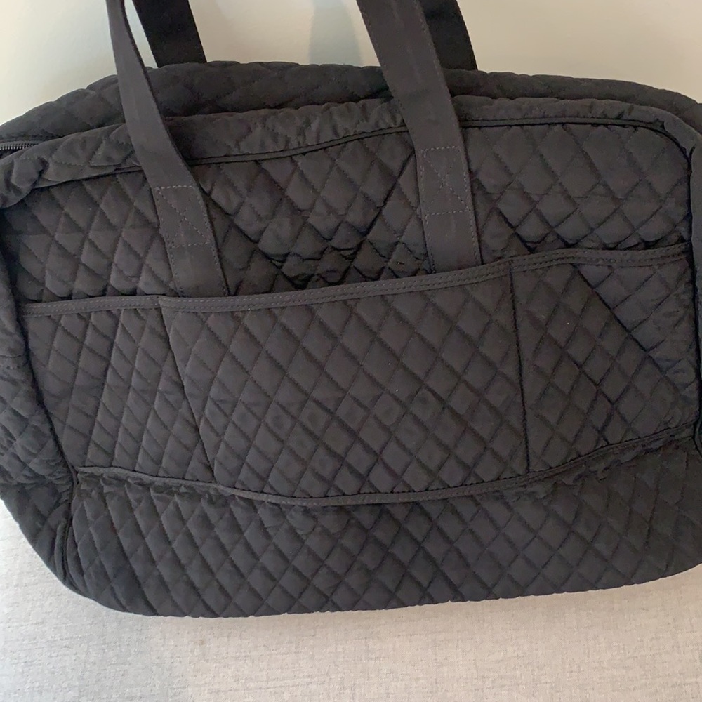 Nwt vera bradley grand traveler duffel bag classic black - Picture 7 of 11